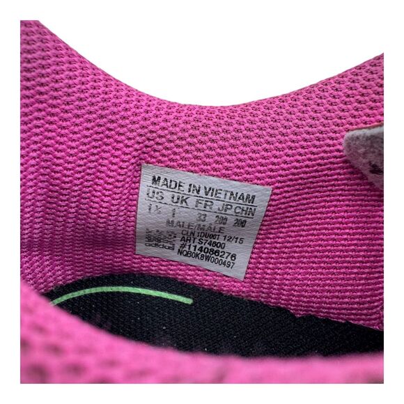 Adidas X 15.4 FXG Boots Cleats Kids 1.5 Shoes Soccer Football Pink Green Outdoor - Picture 13 of 15